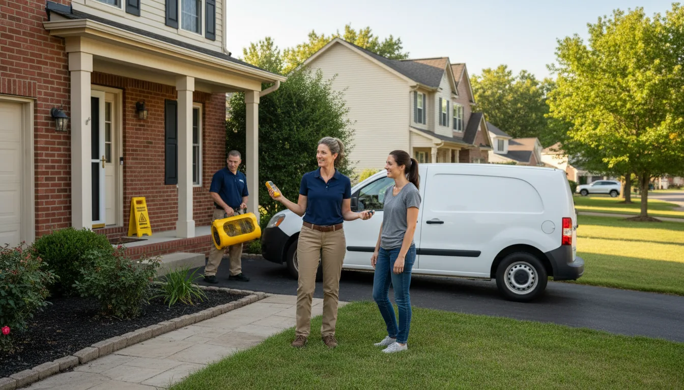 Water restoration image for Dehumidification And Cleanup Services in Windsor, VA